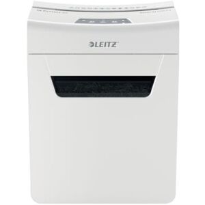 Destructeur de documents Leitz IQ Protect 8X - coupe croisée DIN P4 - 8 feuilles - corbeille de 14 litres - Publicité