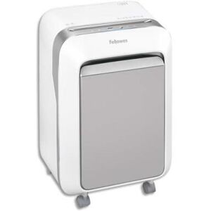 Destructeur micropart Fellowes LX-Series LX211 - sécurité P-5 - détruit 15 feuilles - corbeille 23L - blanc