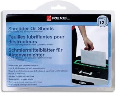 Paquet de 12 feuilles pré-lubrifiées Rexel