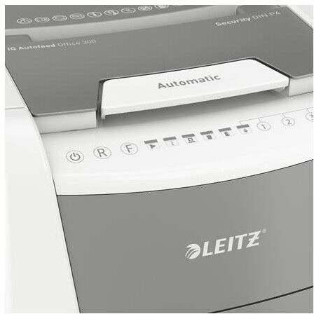 Leitz 80150000 distruggi documenti Triturazione incrociata 22 cm Grigio, Bianco (80150000)