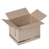 kaiserkraft Profi-Boxen, aus 1-welliger Pappe, FEFCO 0701, Innenmaße 184 x 134 x 137 mm, VE 50 Stk