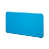 Wandabsorber, B 1000 x H 600 mm, Stärke 22 mm, inkl. Montagematerial, stoffbespannte MDF-Platte mit innenliegender Mineralwolle, blau