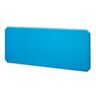 Wandabsorber, B 1400 x H 600 mm, Stärke 22 mm, inkl. Montagematerial, stoffbespannte MDF-Platte mit innenliegender Mineralwolle, blau, 2 Stück