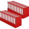 herlitz Ordner maX.file protect, DIN A4, Rückenbreite 80 mm, 20 Stück, rot