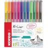 KORES K-Liner 0,4 mm - set 12 barev