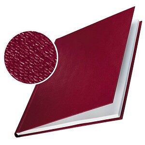 LEITZ Buchbindemappen rot Hardcover für 36 - 70 Blatt DIN A4, 10 St.