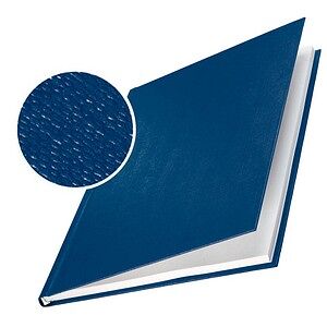 LEITZ Buchbindemappen blau Hardcover für 246 - 280 Blatt DIN A4, 10 St.
