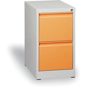 B2B Partner Metall-Hängeregisterschrank ECO A4, 2 Schübe, orange