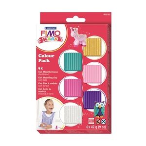 Staedtler Glorex FIMO kids Colour Pack Girlie 6 x 42 g