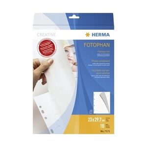 Herma Fotokarton A4 weiß (7571)