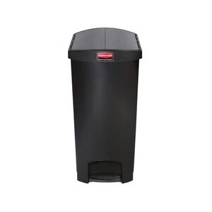 Rubbermaid Slim Jim End Step Pedaleimer schwarz 90L