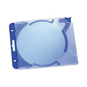 Durable CD-Hardbox QUICKFLIP® COMPLETE, für 1 CD/DVD, blau, 5 Stück