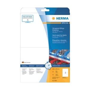 HERMA Folienetiketten 210x148mm weiß