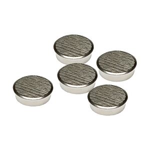 Franken Kraftmagnet HM25CR/5 rund 25mm silber 5 St./Pack.