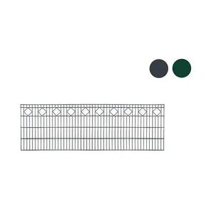 meingartenversand.de Gittermatten 6/5/6 - grün [RAL 6005] - 100 cm Höhe