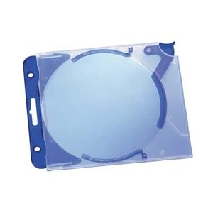 Durable CD-Hardbox QUICKFLIP® COMPLETE, für 1 CD/DVD, blau, 5 Stück