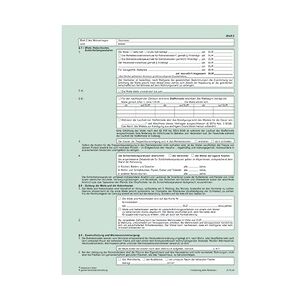 RNK Mietvertrag 524 Universal DIN A4 Übergabeprotokoll 2x4Blatt