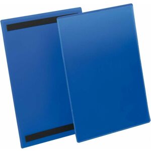 DURABLE Etikettentasche B210xH297 mm A4 hoch blau, magnetisch VE 50 Stück - blau