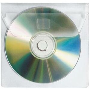 VELOFLEX Cd/dvd Hülle 13,7 x 12,5 cm (b x h) Polypropylen transparent 10 St./Pack.