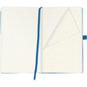 Herlitz Notizbuch Classic A5 96 Blatt Kariert Blue Mit Leseband Und Falttasche My.Book