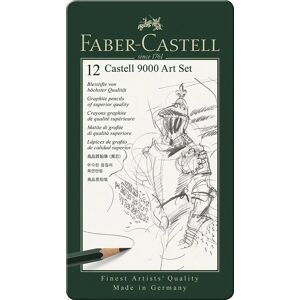 Faber-Castell Bleistifte Castell 9000 Design Set 8b-2h 12er Set