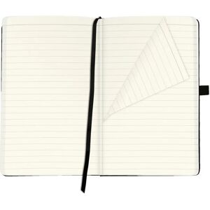 Herlitz Notizbuch Classic A5 96 Blatt Liniert Schwarz Mit Leseband Und Falttasche My.Book