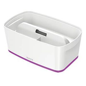 Leitz Ablagebox MyBox, DIN A5, für Utensilien, weiß/violett