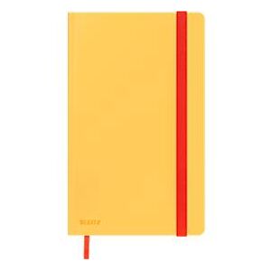 Notizbuch Leitz Cosy, DIN A5, kariert, 100 g/m² Papier, 80 Blatt, Hardcover, gelb