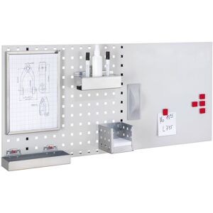 Kappes Systeme Kappes LogoChart® Office Set #1 1x Lochplatte 1000x450mm 1x Zubehörsortiment 13-teilig Alufarben