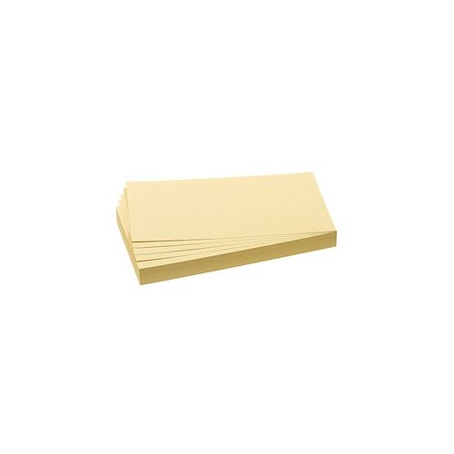 FRANKEN Moderationskarten gelb 9,5 x 20,5 cm