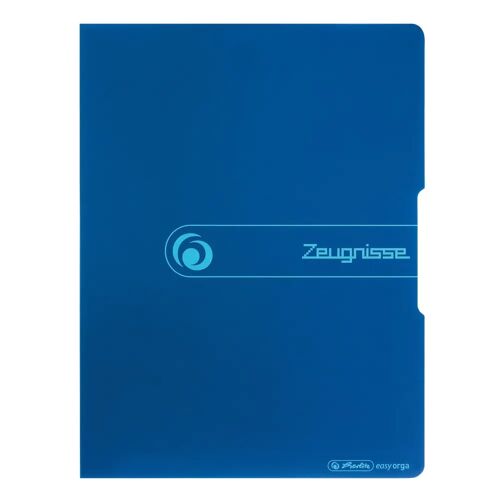 Herlitz Zeugnismappe A4 Blau