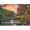 PALAZZI Kalender GmbH Palazzi - Paradiese Auf Erden 2025 Wandkalender 70x50cm Posterkalender Mit Brillanten Aufnahmen Von Natur & Landschaft Hochwertige Panoramaaufnahmen Internationales Kalendarium