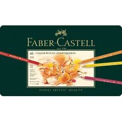 FABER-CASTELL Faber Castell Farbstift Polychromos 60er Metalletui 110060