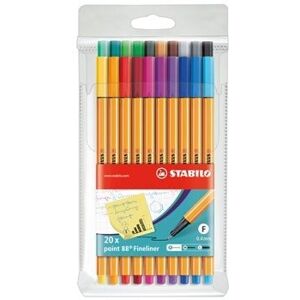 Fineliner Point 88 20-pack Stabilo