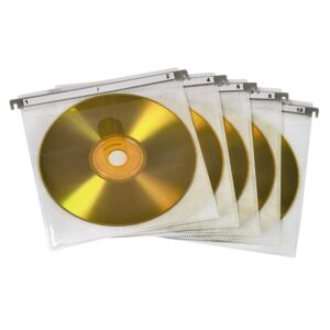 Hama CD/DVD Sleeve 50P. hvid