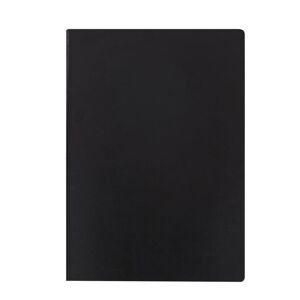 Shoppo Marte Imitation Leather Business Notebook Retro Notebook, Cover color: Black, Specification: A5