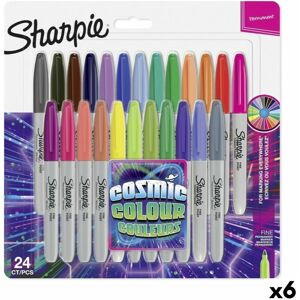 Set of Markers Sharpie Cosmic Colour Multicolour (6 Units)