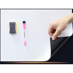 shopnbutik A3 PET Magnetic Soft Whiteboard Message Board Refrigerator Magnet, Size: 29.7cm x 42cm