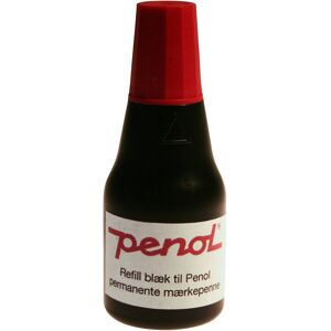 Penol Permanent Marker Refill   Rød