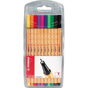 Stabilo Point 88 Fineliner   10 Farver