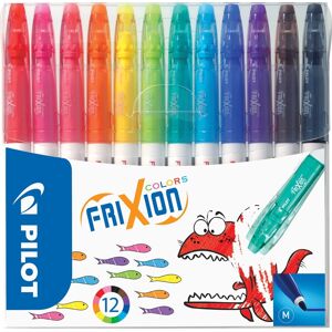 Pilot Frixion Colors Fiberpenne   M   12 Farver