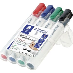 Staedtler 351 Whiteboard Marker   4 Farver