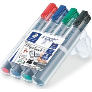 Staedtler 356 Flipover Marker   4 Farver