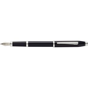 Cross Century Ii Fyldepen   Black Lacquer/chrome