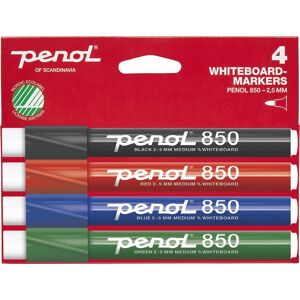 Penol 850 Whiteboard Marker   4 Farver