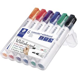 Staedtler 351 Whiteboard Marker   6 Farver