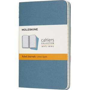 Moleskine Cahier Notesbog   Pkt.   Linj.   Blå