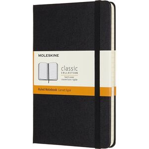 Moleskine Clas. H Notesbog   M   Linj.   Sort