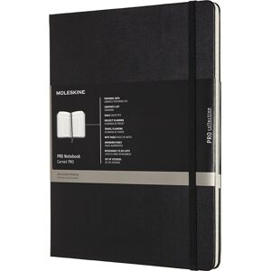 Moleskine Pro H Notesbog   Xl   Linj.   Sort