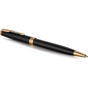 Parker Sonnet Black Lacquer Gt Kuglepen   M